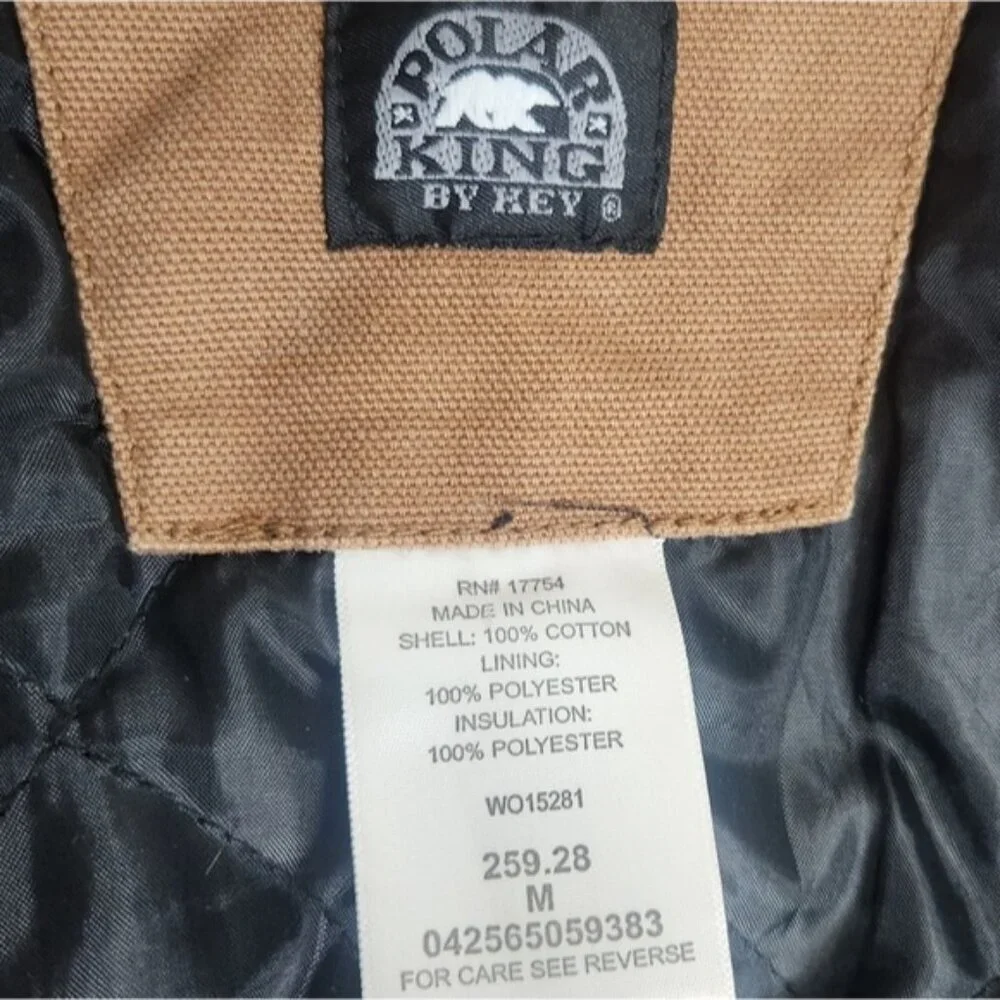 Polar King Saddle Insulated Duck Youth Bib Overalls Youth Size Medium Farm Ranch